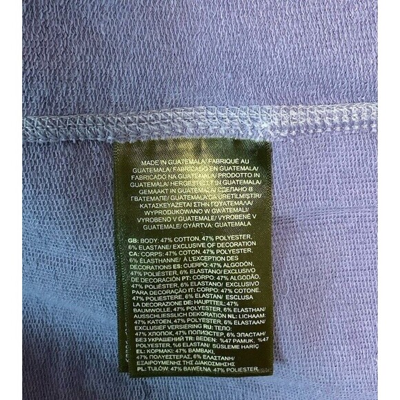 The North Face Men's Hoodie‎ Terry TNF Slim Fit Large Cave Blue HF0A7UT210D 2XL - Picture 6 of 6